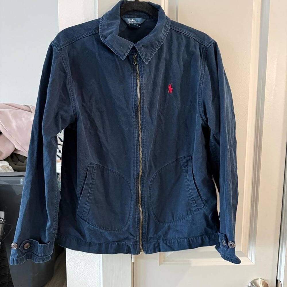 Navy Ralph Lauren Bomber Jacket